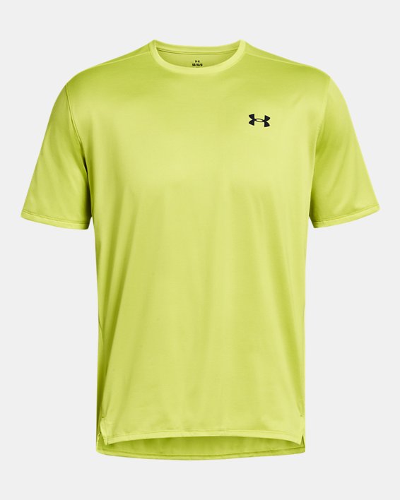 Men's UA Tech™ Vent Short Sleeve in Yellow image number 4